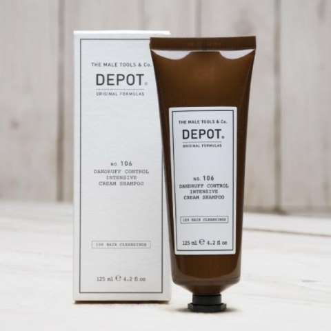 Depot NO. 106 Dandruff Control - szampon przeciwłupieżowy w kremie dla mężczyzn, 125ml