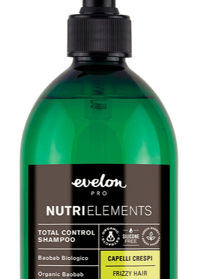 Evelon Pro Total Control NUTRI ELEMENTS Szampon do włosów puszących się 500 ml
